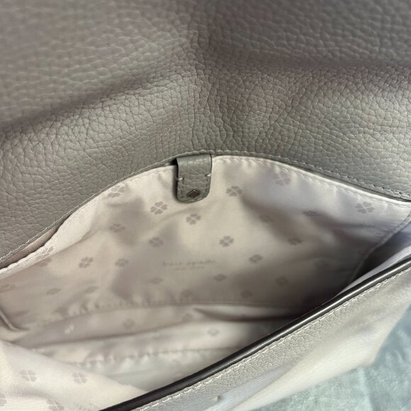 Kate Spade | Pale Grey | Large | Cross Body Polly Bag *NWOT - Picture 5 of 10